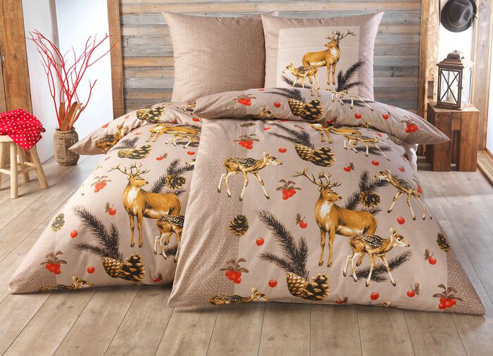 Biber Bettw&auml;sche-Garnitur von Dobnig 