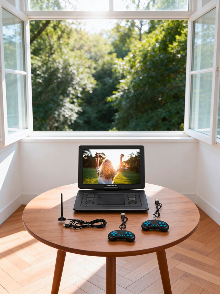 Universum DVD 400-20 portabler DVD-Spieler mit 300 Mini-Spielen 