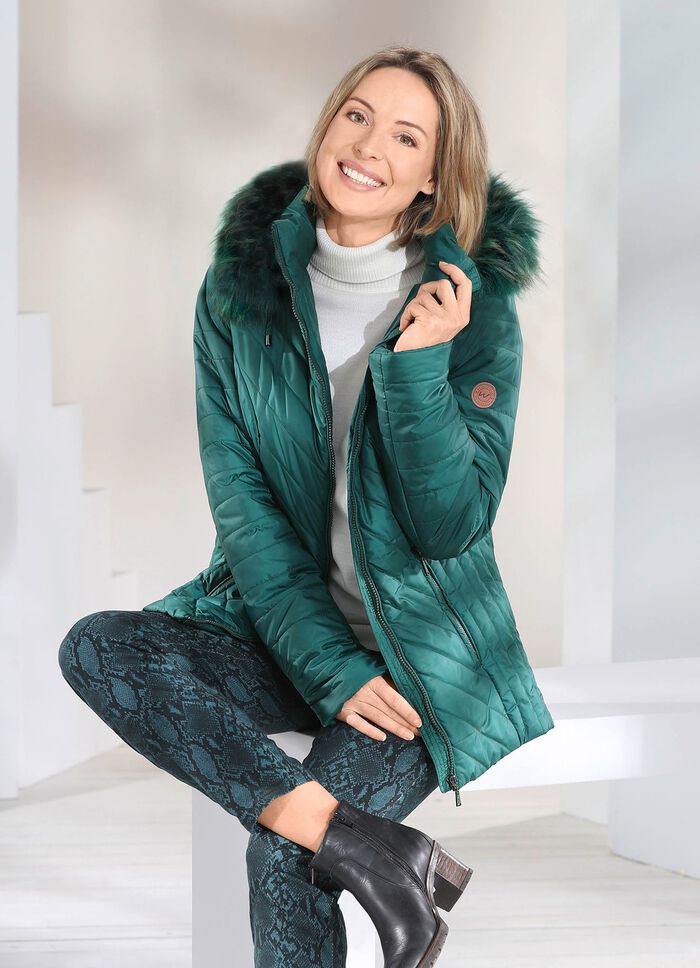 Jacke mit abnehmbarer Kapuze 