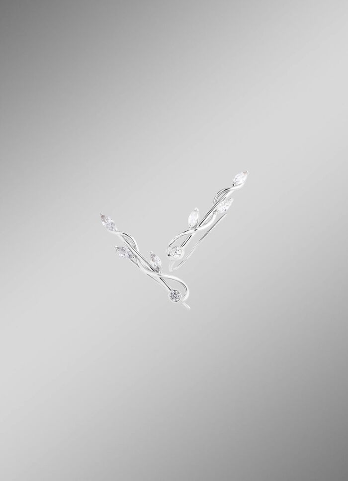 Ohrhaken mit synth. Zirkonia 