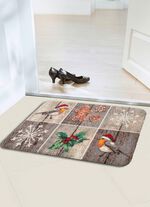 Fu&szlig;matte Patchwork mit rutschhemmender Latex-R&uuml;ckseite 