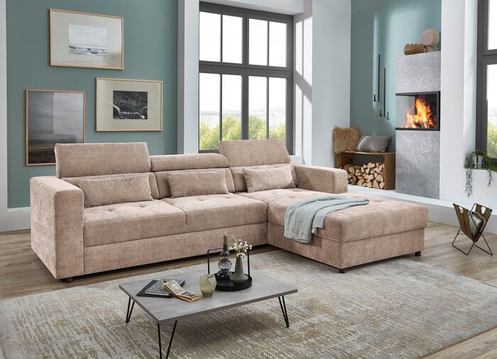 Polsterecke mit Bettfunktion 