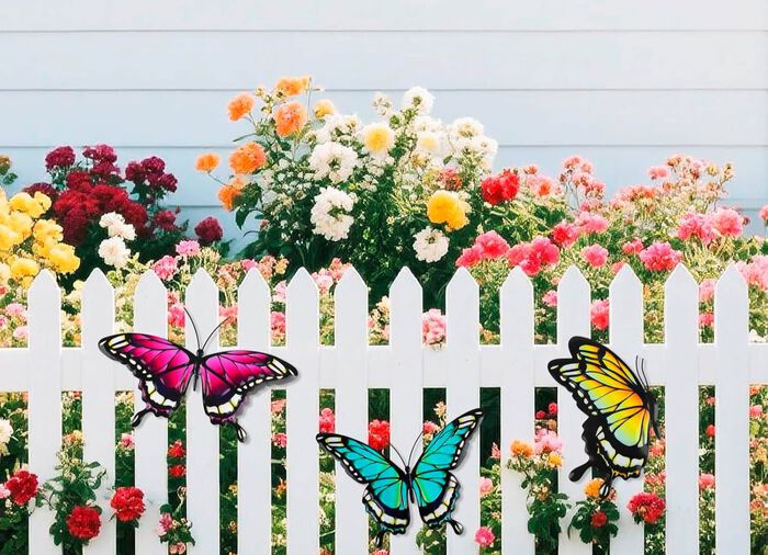 Wanddeko 3er-Set "Schmetterling" 