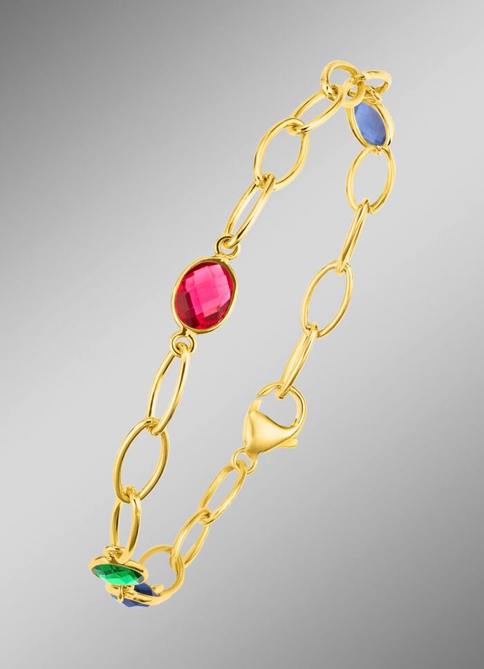 Farbenfrohe Eleganz: Armband mit Quarzen in verschiedenen Farben 