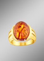 Bezaubernder Damenring mit Bernstein 