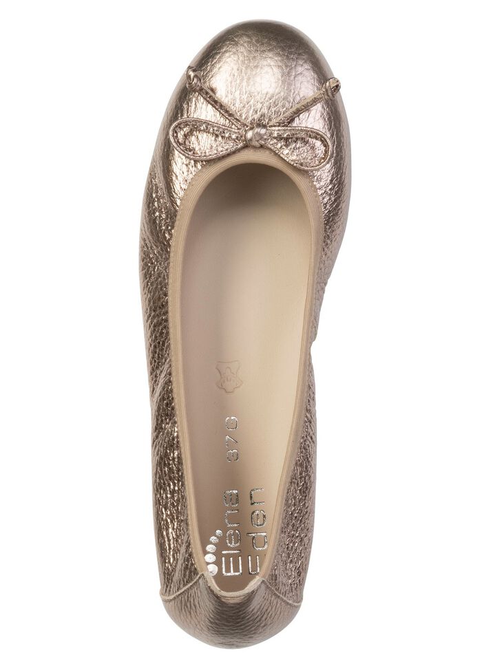 ELENA EDEN, schicke Damen-Ballerinas, Weite G, mit herausnehmbarem Fu&szlig;bett 