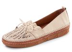 ELENA EDEN, sommerliche Damen-Slipper, Weite G, aus Leder 