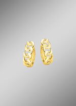 Moderne Creolen mit Klappverschluss 