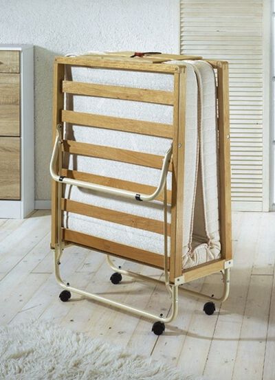 G&auml;stebett mit Lattenrost und Kaltschaummatratze 