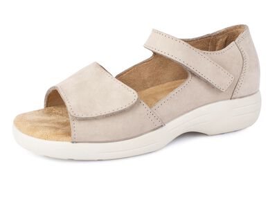 Bequeme Sandalette Weite H mit Klettverschluss 