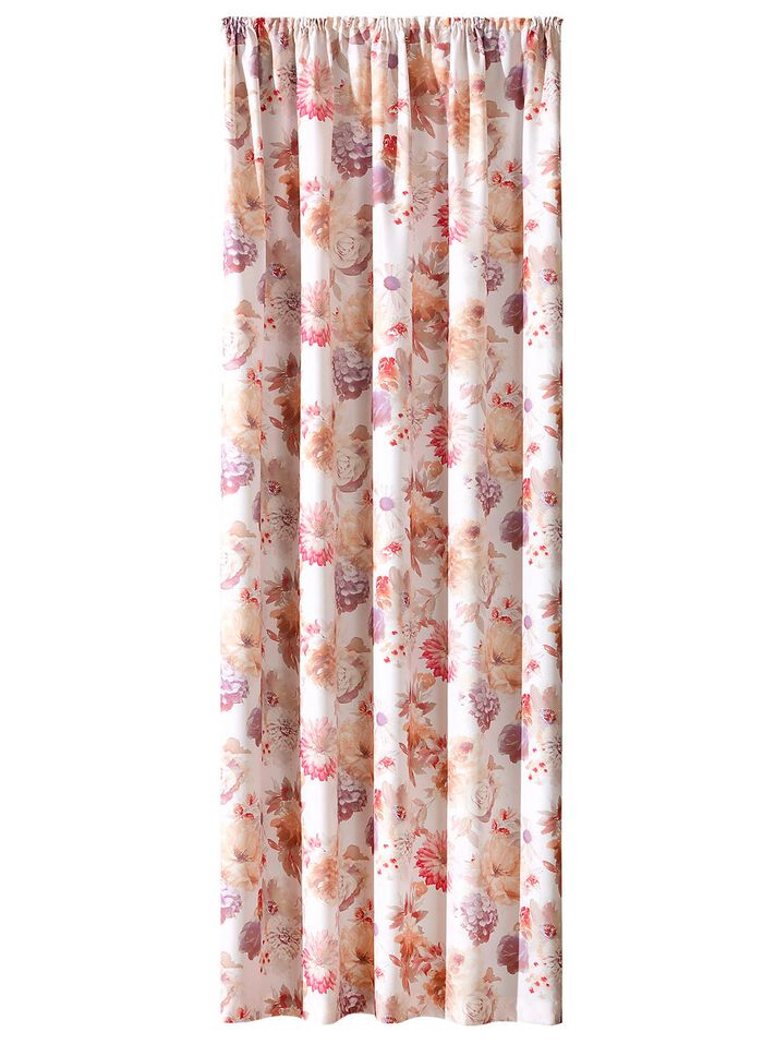 Floral gestaltete &Uuml;bergardine 