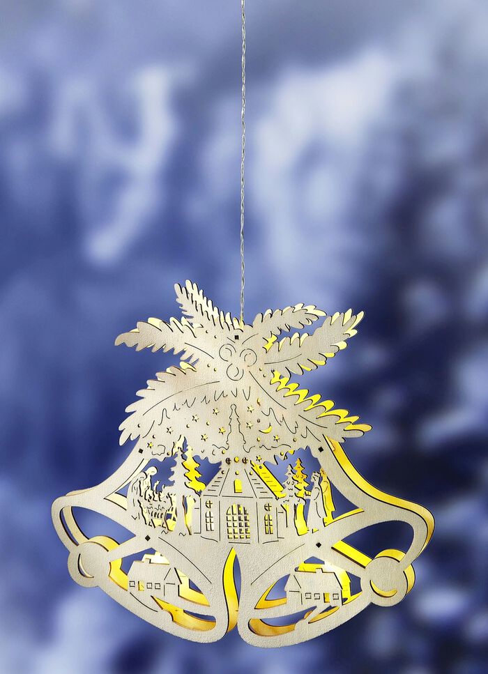 Beleuchtetes Fensterbild, batteriebetrieben 