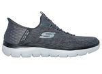 SKECHERS, Herren-Sneaker, mit geformter Slip-Ins Fersenplatte 