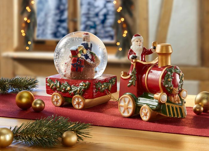 Schneekugel-Zug aus Porzellan von Villeroy & Boch 