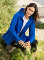 Funktionsjacke mit abnehmbarer Kapuze 