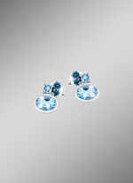 Ohrstecker mit Blautopas (beh.) 