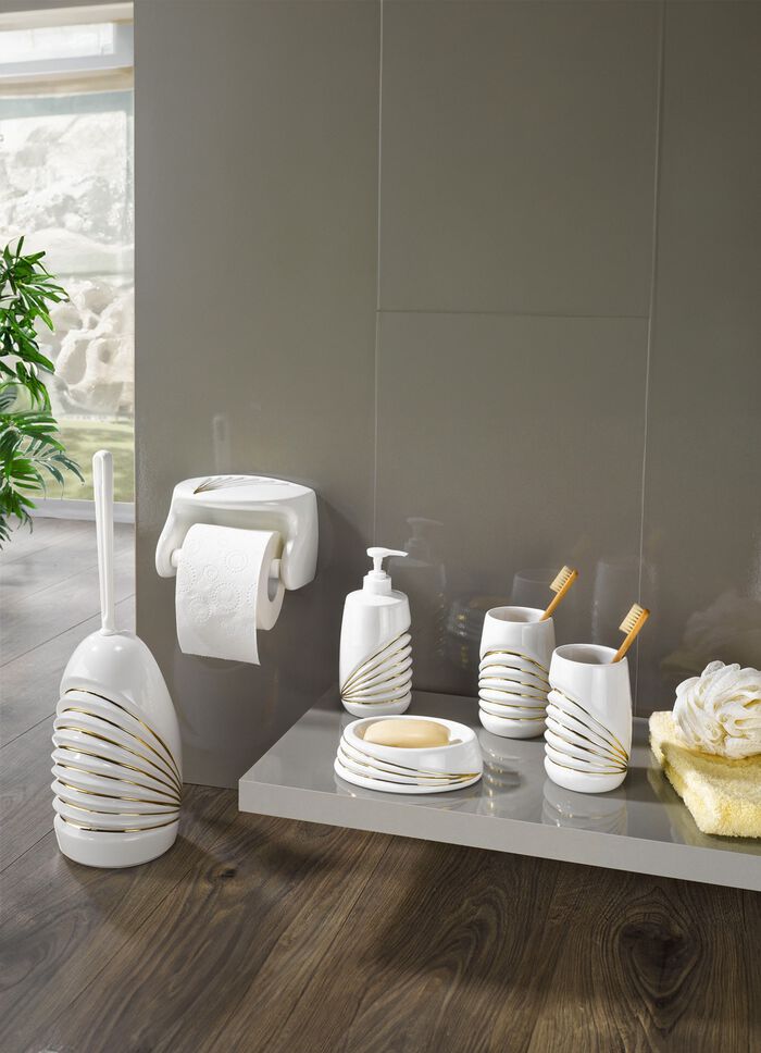 Bad-Accessoires aus Keramik 