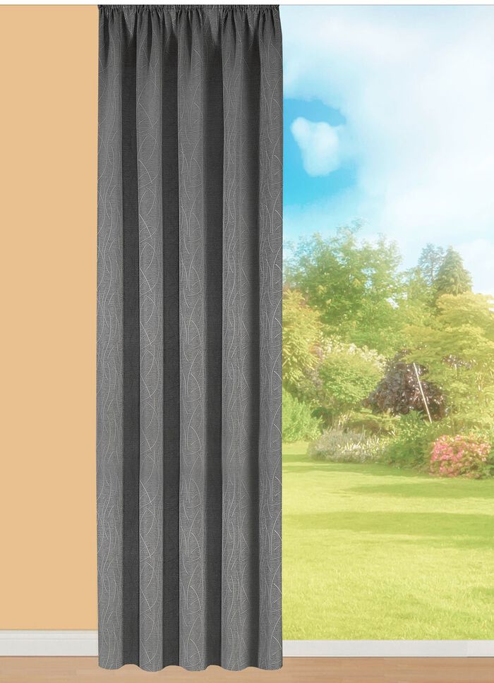 &Uuml;bergardine  mit Universalschienenband 