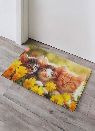 Fu&szlig;matte mit rutschhemmender R&uuml;ckseite 