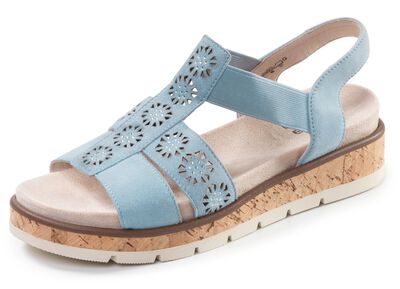 ELENA EDEN, sommerliche Damen-Sandalen, Weite G, mit herausnehmbarem Fu&szlig;bett 