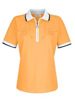 Poloshirt mit Cut-Outs in 2 Farben 