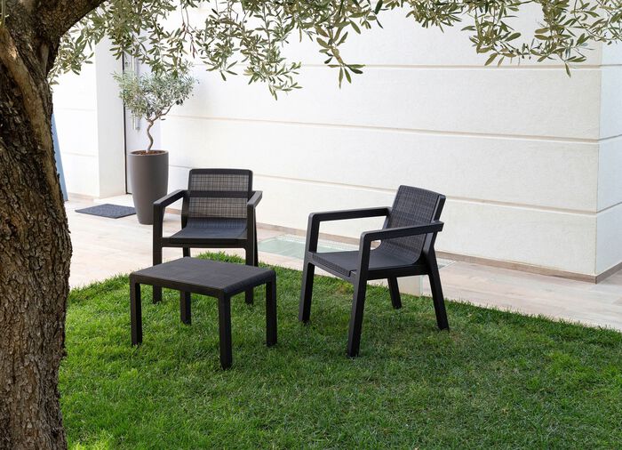 3-teiliges Balkon-Set 