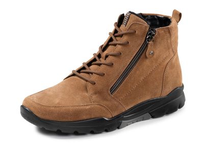 Waldl&auml;ufer, gef&uuml;tterte Damen-Stiefeletten, Winterschuhe, Weite H, mit herausnehmbarem Fu&szlig;bett 