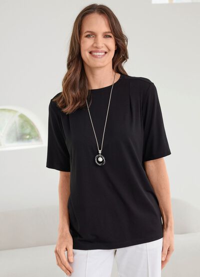 Shirt mit Rundhalsausschnitt 