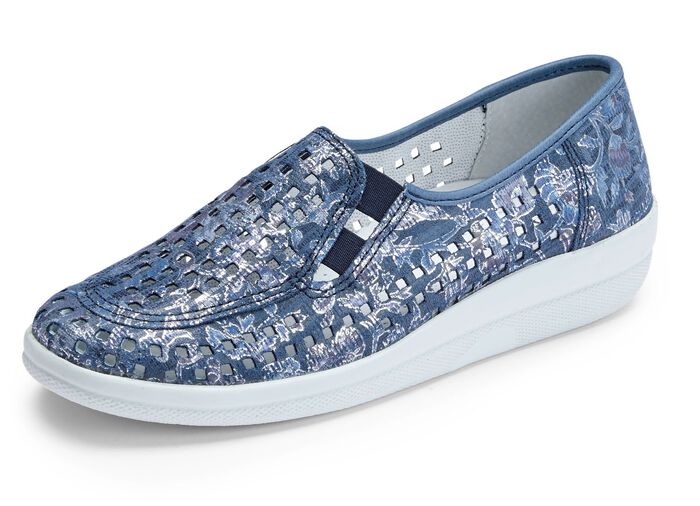 ELENA EDEN, sommerliche Damen-Slipper, Weite G, mit herausnehmbarem Fu&szlig;bett 