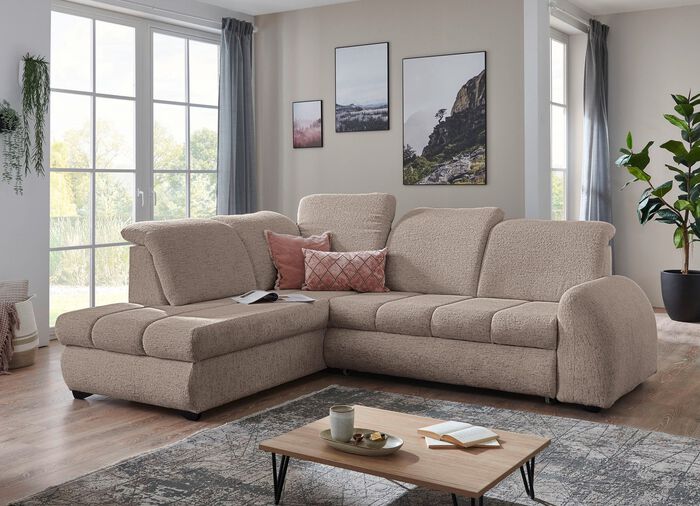 Polsterecke mit Funktion und verstellbaren Kopfst&uuml;tzen 