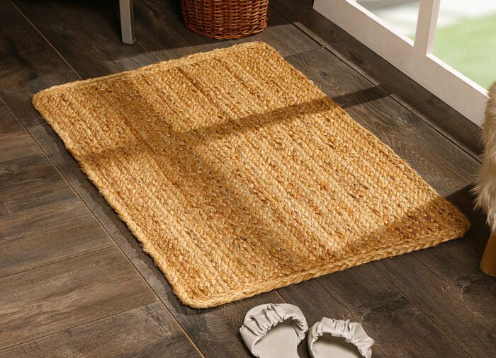 Pflegeleichte Br&uuml;cken und Teppiche aus 100% Jute 