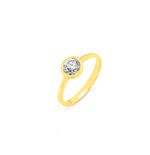 Entz&uuml;ckender Damenring mit Brillant 