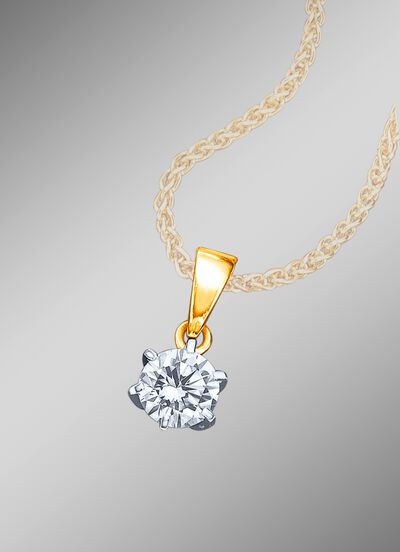 Solit&auml;ranh&auml;nger mit lupenreinem Brillant 