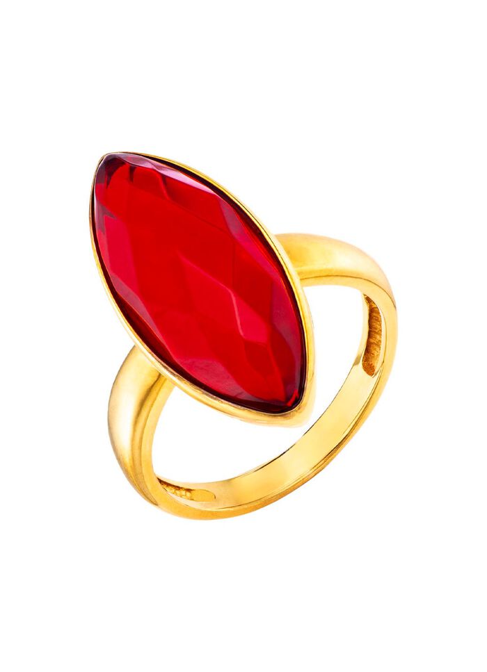 Edler Damenring mit Bernstein 