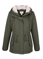 Funktionsjacke mit fester Kapuze 