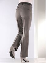 Hose mit r&uuml;ckw&auml;rtigen Dehnbundeins&auml;tzen 