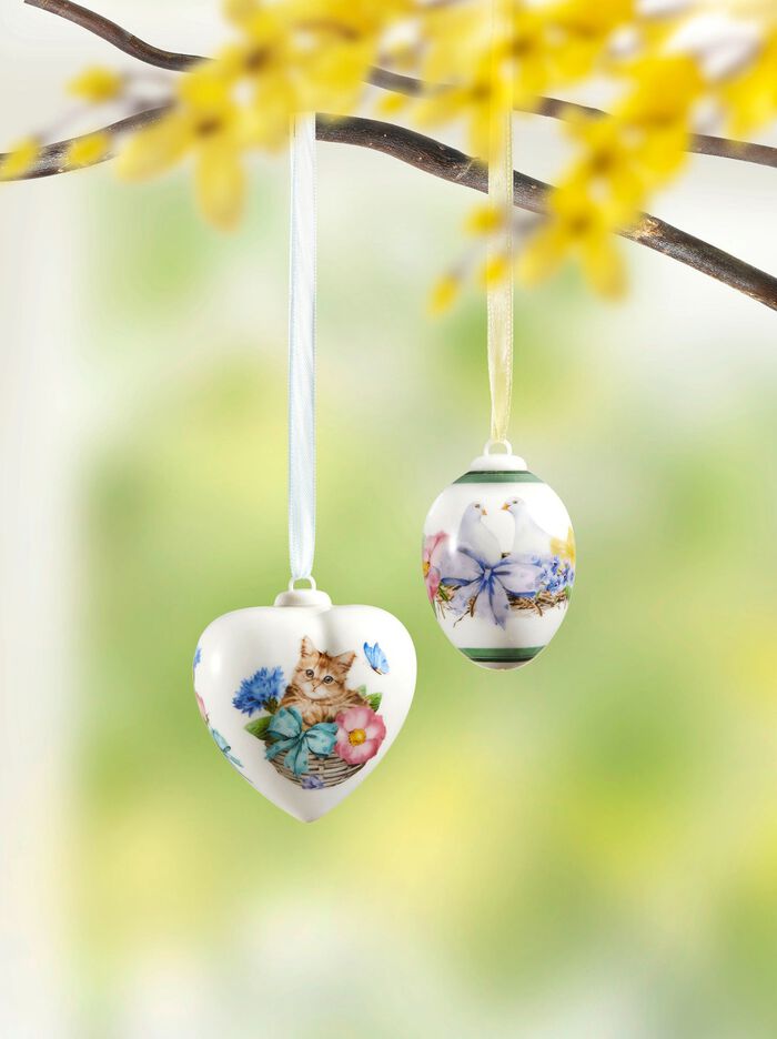 Hutschenreuther Jahresh&auml;nger 2024 aus hochwertigem Porzellan 