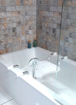 Badewannensitz aus stabilem Aluminium 