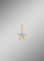 Stern-Anh&auml;nger mit 20 Brillanten 