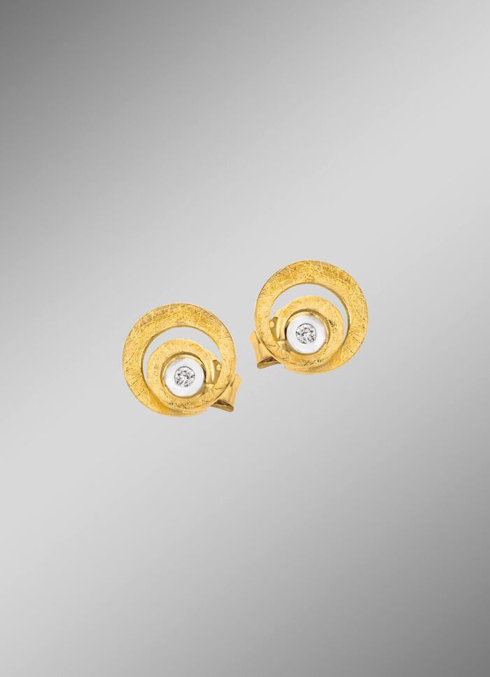 Elegante Ohrstecker mit Brillant 