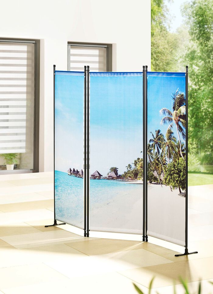 UV-best&auml;ndiger Paravent mit wundersch&ouml;nen Motiven 