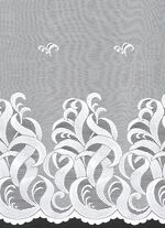 Blumenfenster-Store mit Universalschienenband 