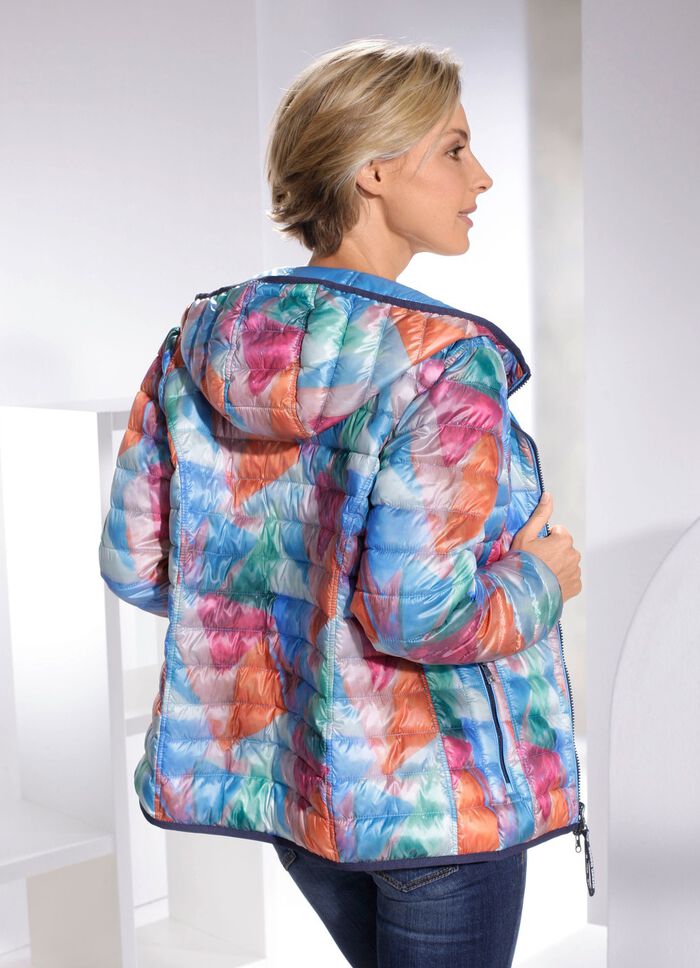 Funktions-Wendejacke mit fester Kapuze 