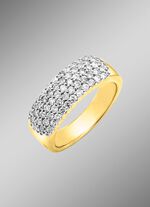 Edler Damenring mit Brillanten 