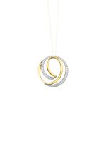 Anh&auml;nger in Bicolor mit Zirkonia 