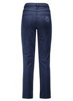 Edeljeans mit Stickerei in 7/8-L&auml;nge 
