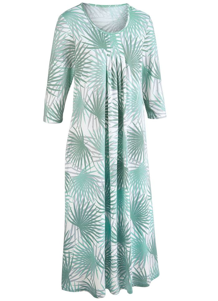 Nachthemd, kn&ouml;chellang und 3/4 lange &Auml;rmel 