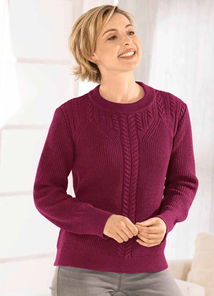 Pullover mit recycelter Baumwolle 