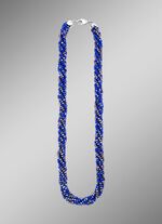 Schmuck-Set mit blauen Kristallen, 2-teilig 