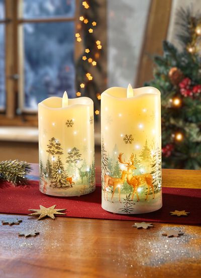 Zauberhafte LED-Kerzen im 2er-Set 